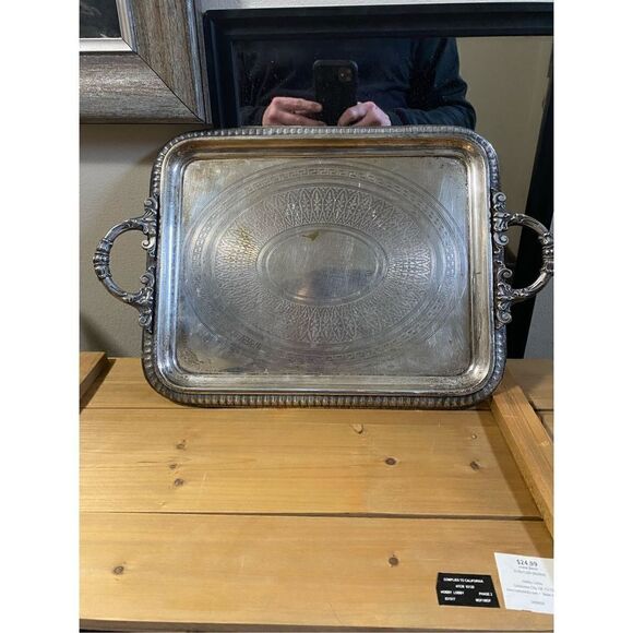 Antique 1890’s Polish Guilloshed tray from Bros. Buch - Picture 2 of 6